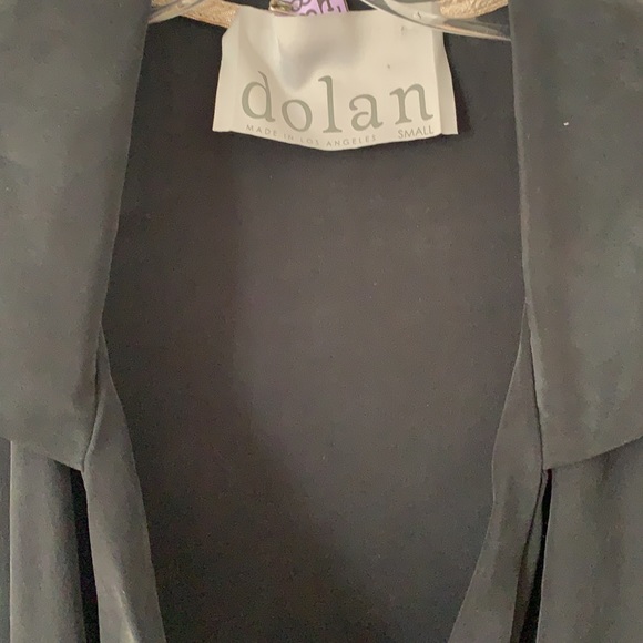 Dolan Black silk jumpsuit - Picture 4 of 6